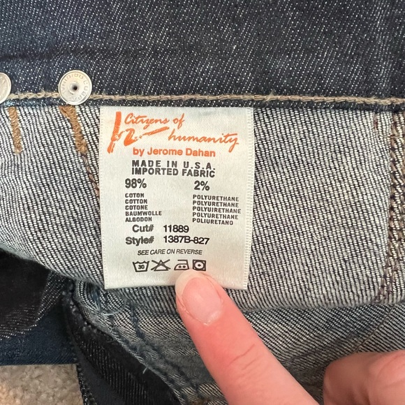 Citizens of Humanity Angie Super Flare sz 26 - Picture 7 of 8